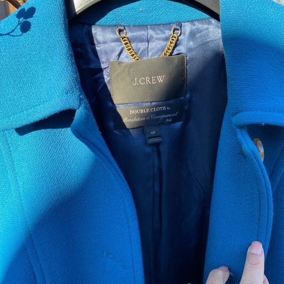 JCREW Lady day coat 4P Color Matisse blue - Picture 4 of 10
